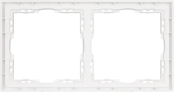 Изображение товара Рамка для выключателей и розеток Arlight FRM-NOBE-SFPL-2-WH / 054215