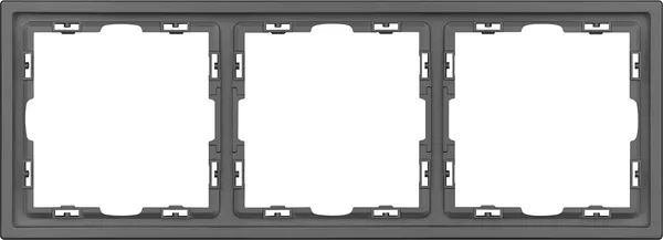 Изображение товара Рамка для выключателей и розеток Arlight FRM-NOBE-SFPL-3-GR / 054222