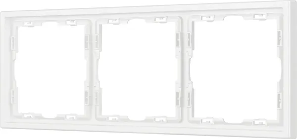 Изображение товара Рамка для выключателей и розеток Arlight FRM-NOBE-SFPL-3-WH / 054219