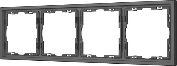 Изображение товара Рамка для выключателей и розеток Arlight FRM-NOBE-SFPL-4-GR / 054226