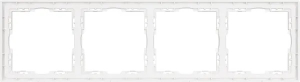 Изображение товара Рамка для выключателей и розеток Arlight FRM-NOBE-SFPL-4-WH / 054223