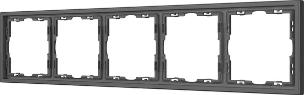Изображение товара Рамка для выключателей и розеток Arlight FRM-NOBE-SFPL-5-GR / 054230