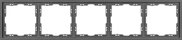 Изображение товара Рамка для выключателей и розеток Arlight FRM-NOBE-SFPL-5-GR / 054230