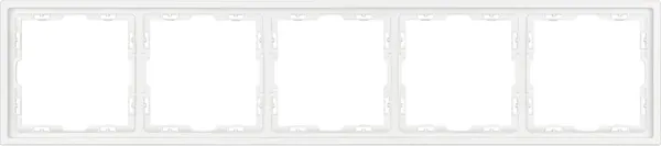Изображение товара Рамка для выключателей и розеток Arlight FRM-NOBE-SFPL-5-WH / 054227