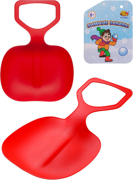 Изображение товара Санки-ледянка Abtoys Зимние забавы / PT-00872 (красный)