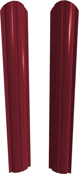 Изображение товара Штакетник металлический Скайпрофиль Европланка-Ислочь 108 Пэ RAL3005/RAL3005 (1.7м, 10шт)