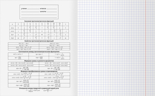 Изображение товара Набор предметных тетрадей BG Сolor balance / ТПК5ск36 62310 (12 шт, 36л)