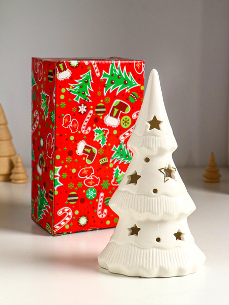 Изображение товара Световая фигурка Sima-Land Елочка и звезды / 10876077