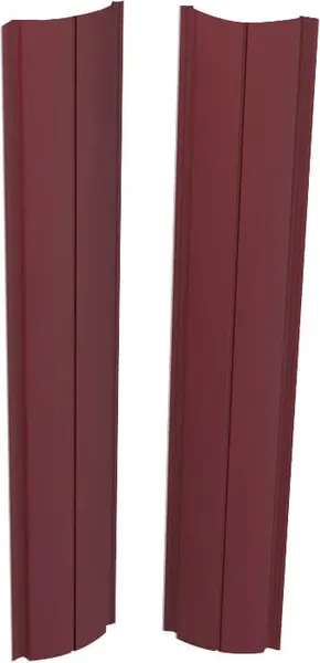 Изображение товара Штакетник металлический Скайпрофиль Европланка-Свитязь 130 прямой Пэ RAL3005 (1.5м, 10шт)