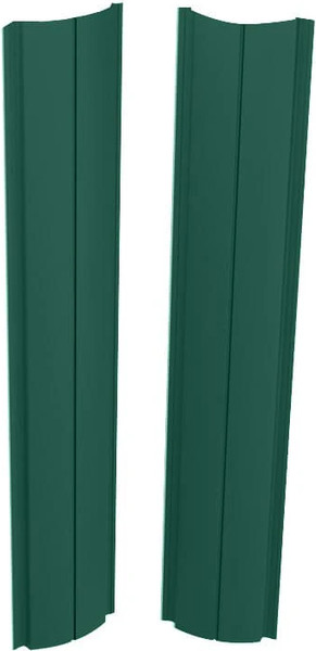 Изображение товара Штакетник металлический Скайпрофиль Европланка-Свитязь 130 прямой Пэ RAL6005 (1.7м, 10шт)