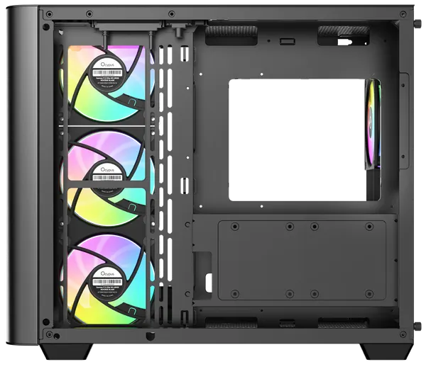 Изображение товара Корпус для компьютера Ocypus Iota C70 BK Curve ARGB Digital / Iota-C70-BKD400CD-GL