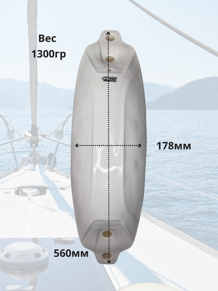 Изображение товара Кранец Wahoo AND13-178x560 (белый)