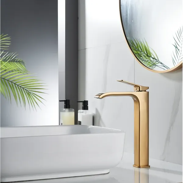 Изображение товара Смеситель Shevanik S4011G (золотой сатин)