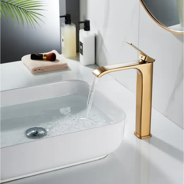 Изображение товара Смеситель Shevanik S4011G (золотой сатин)