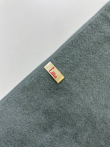 Изображение товара Полотенце Lilia Бордюр Махровое 70x140 470г (зеленый)