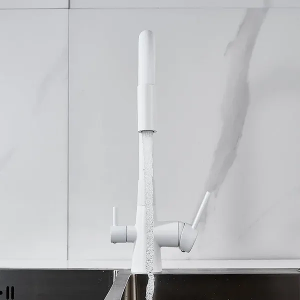 Изображение товара Смеситель Shevanik S668C (белый)