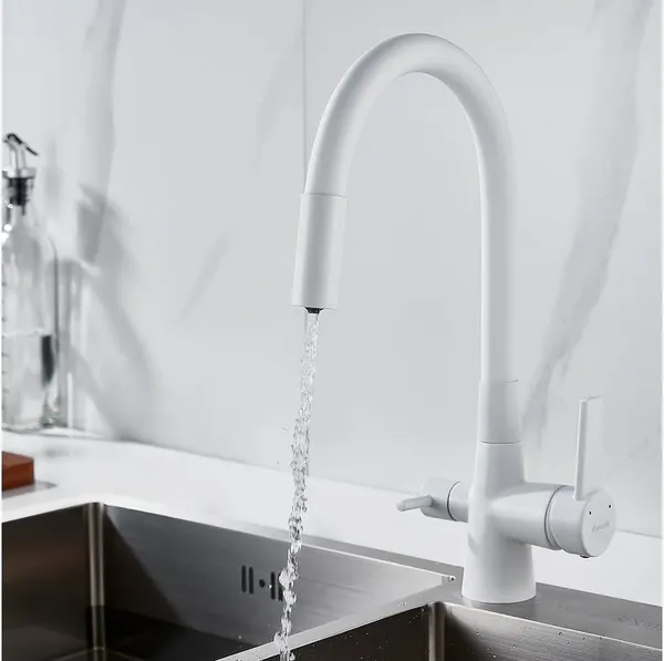 Изображение товара Смеситель Shevanik S668C (белый)