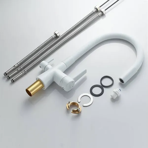 Изображение товара Смеситель Shevanik S668C (белый)