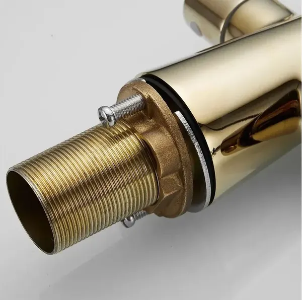 Изображение товара Смеситель Shevanik S668E (белый/золото)