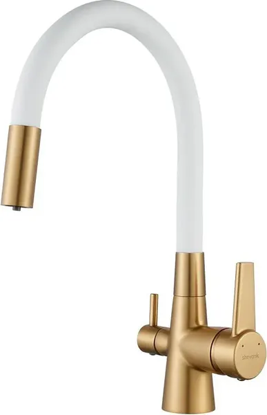 Изображение товара Смеситель Shevanik S668G (золотой сатин)