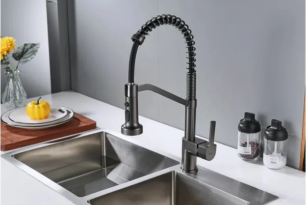 Изображение товара Смеситель Shevanik S963T (оружейная сталь)