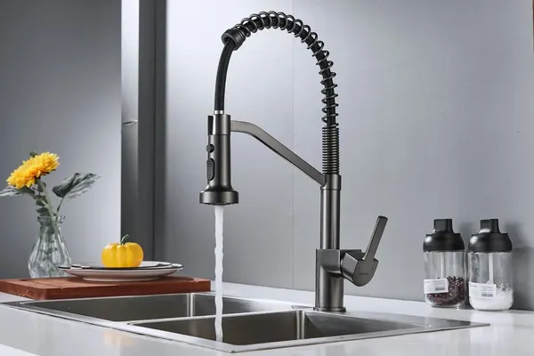 Изображение товара Смеситель Shevanik S963T (оружейная сталь)