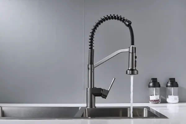 Изображение товара Смеситель Shevanik S963T (оружейная сталь)