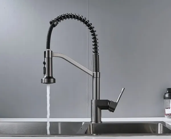 Изображение товара Смеситель Shevanik S963T (оружейная сталь)