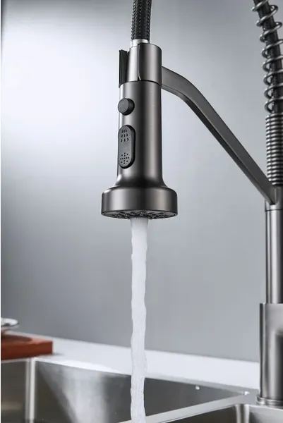 Изображение товара Смеситель Shevanik S963T (оружейная сталь)