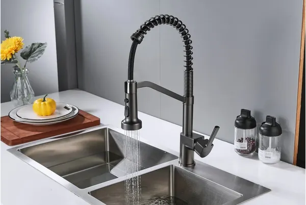 Изображение товара Смеситель Shevanik S963T (оружейная сталь)