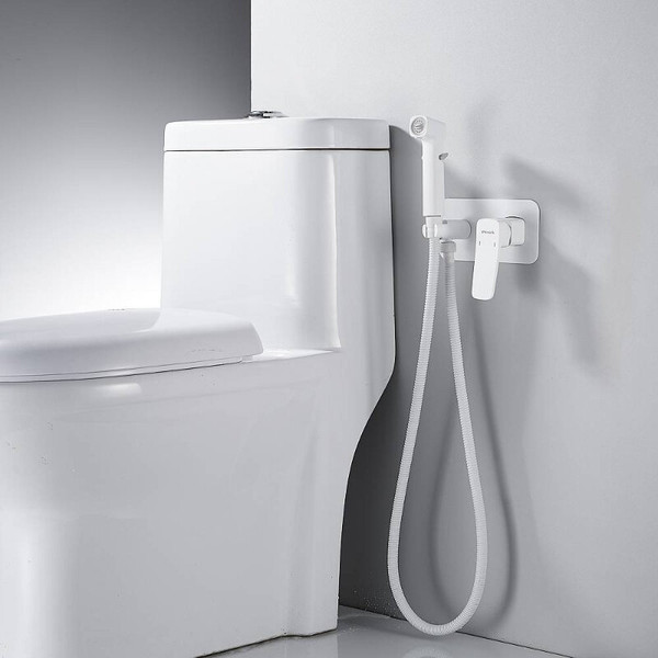 Изображение товара Гигиенический душ со смесителем Shevanik S9905C (белый)