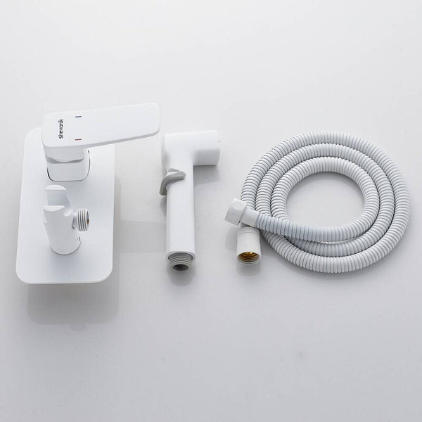 Изображение товара Гигиенический душ со смесителем Shevanik S9905C (белый)