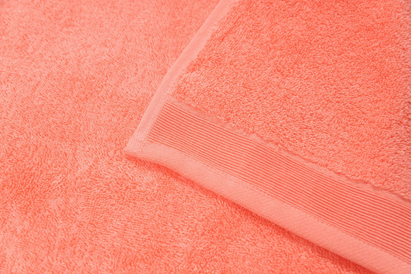 Изображение товара Полотенце Lilia Бордюр Махровое 50x100 470г (коралл)