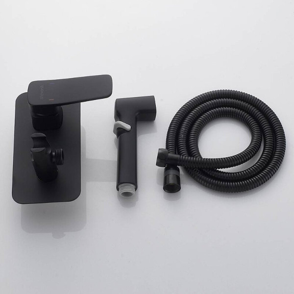 Изображение товара Гигиенический душ со смесителем Shevanik S9905H (черный)