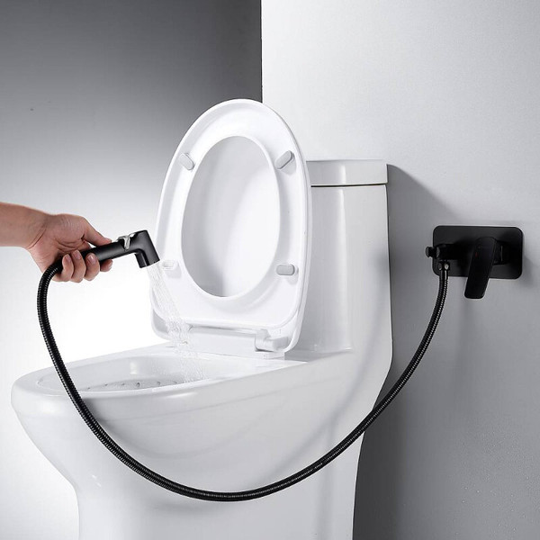 Изображение товара Гигиенический душ со смесителем Shevanik S9905H (черный)