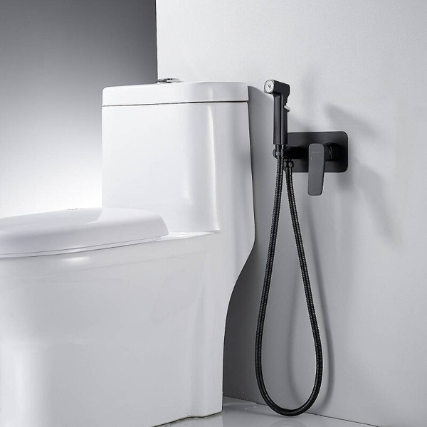 Изображение товара Гигиенический душ со смесителем Shevanik S9905H (черный)