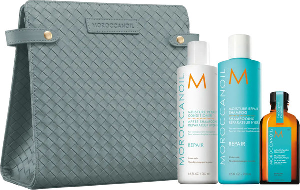 Набор косметики для волос Moroccanoil 2025 Holiday Восстановление Шампунь-кондиц 250мл+Масло 50мл — фото 3