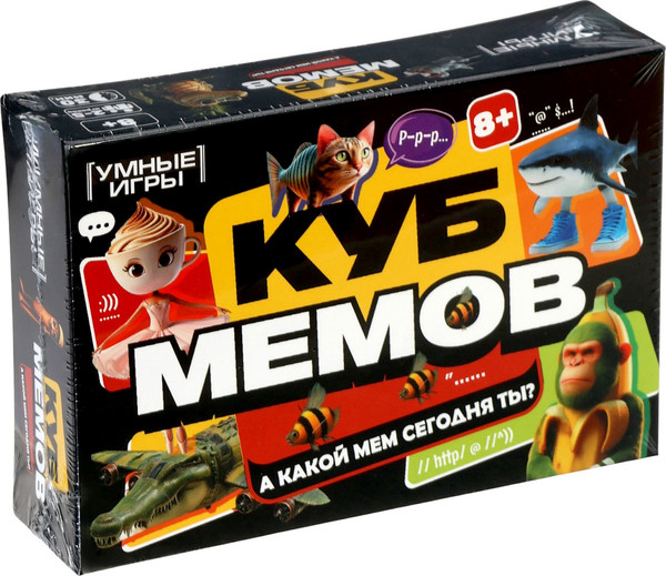 Изображение товара Настольная игра Умные игры Куб мемов 8+ / 10941912