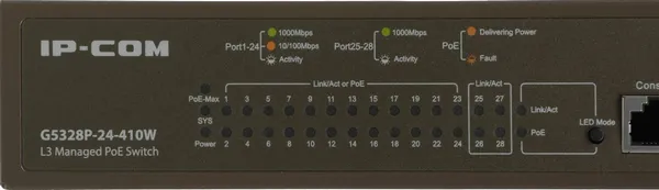 Изображение товара Коммутатор IP-COM G5328P-24-410W