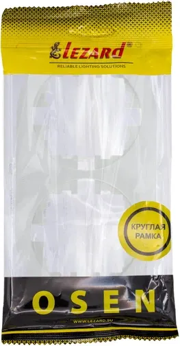 Изображение товара Рамка для выключателей и розеток Lezard Osen 744-0200-147