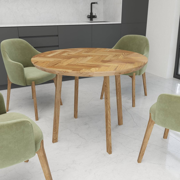 Изображение товара Обеденный стол SemWood СОБ/Д-М10/1000.1000Е/К