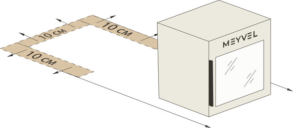 Изображение товара Винный шкаф Meyvel MV06-BSF1 (easy)