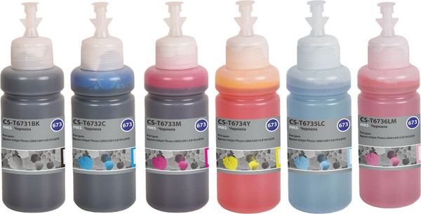 Изображение товара Комплект контейнеров с чернилами Cactus CS-T673SET