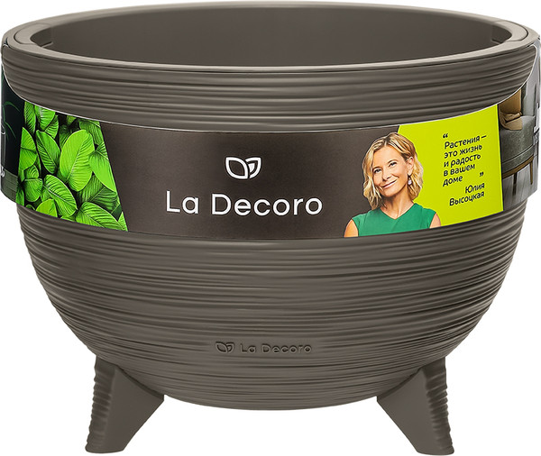 Изображение товара Кашпо La Decoro КШ-2496 (трюфель)