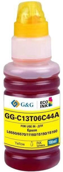 Изображение товара Контейнер с чернилами G&G GG-C13T06C44A (желтый)