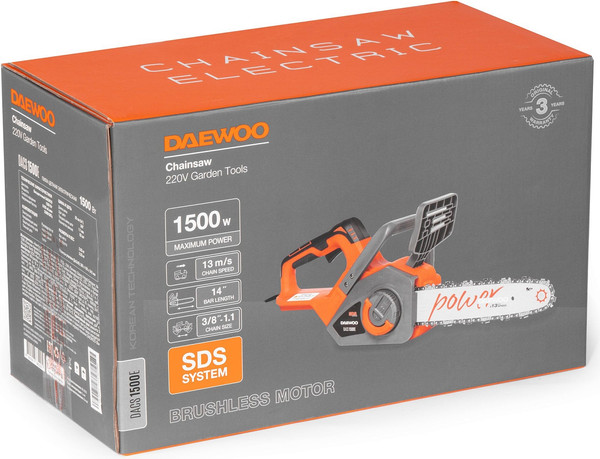 Изображение товара Электропила цепная Daewoo Power DACS 1500E