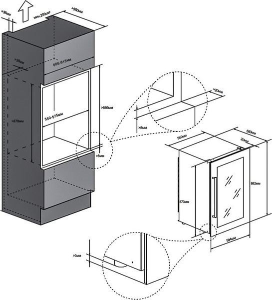 Изображение товара Винный шкаф Meyvel MV42-KBB2