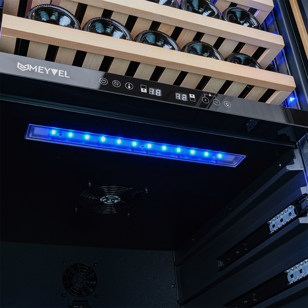 Изображение товара Винный шкаф Meyvel MV99PRO-KBT2 (натуральный бук)