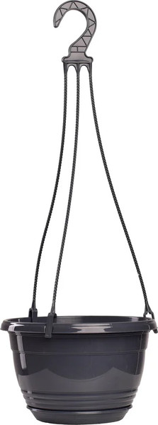 Изображение товара Кашпо 5 Plast Глория подвесной D25 (4.2л, антрацит)