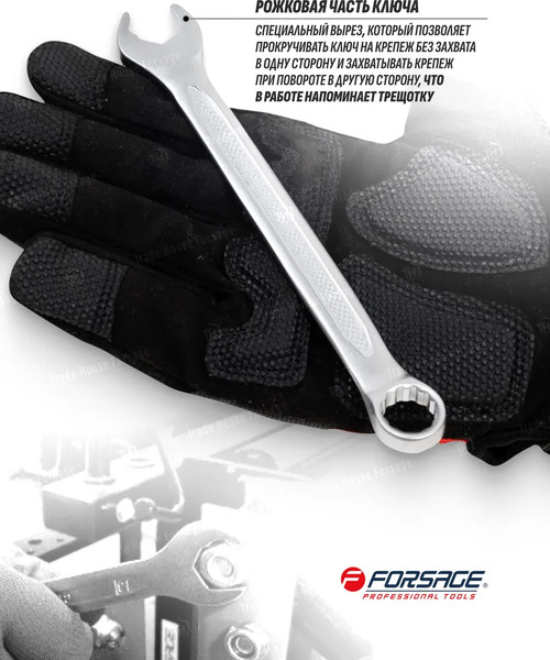 Изображение товара Гаечный ключ Forsage Ratchet Drive / F-75510RD (28694)